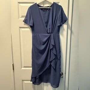 NWT Shall We Elegant Blue Dress